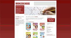 Desktop Screenshot of bromleighhouse.com